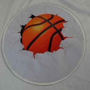 Round Basketball Mouse Pad